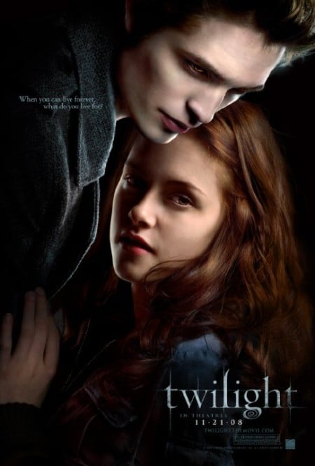 Even the promotional artwork favors Bella, with Edward relegated to the margins.
