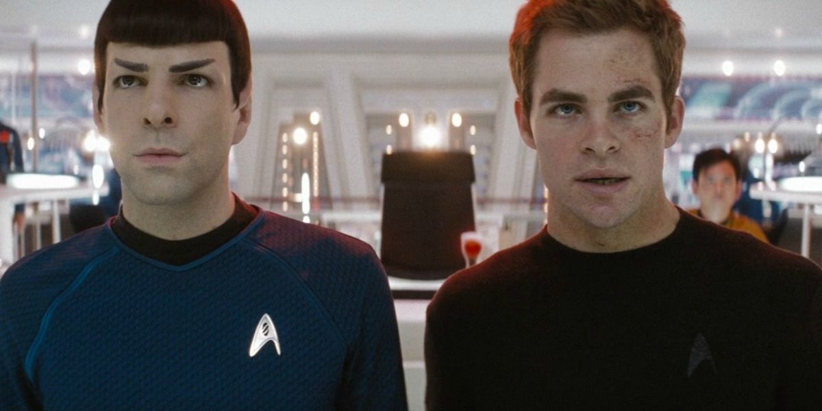 Spock and Kirk experience change in the Star Trek films of J.J. Abrams
