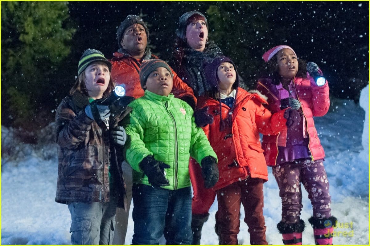 It helps to be versatile. The kids from Jamie's Santa Hunters for Nickelodeon.