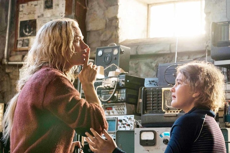 The Importance of Being Quiet: Emily Blunt and Millicent Simmonds have the right to remain silent in A Quiet Place. Protect your children is the film’s thematic message.