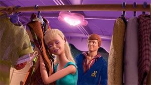 Barbie knows that fashion is the perfect distraction... for Ken.
