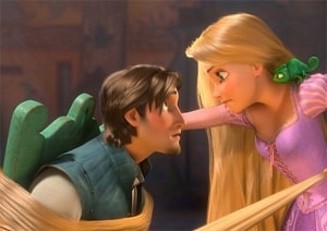 Rapunzel debates how she'll handle the intruder.